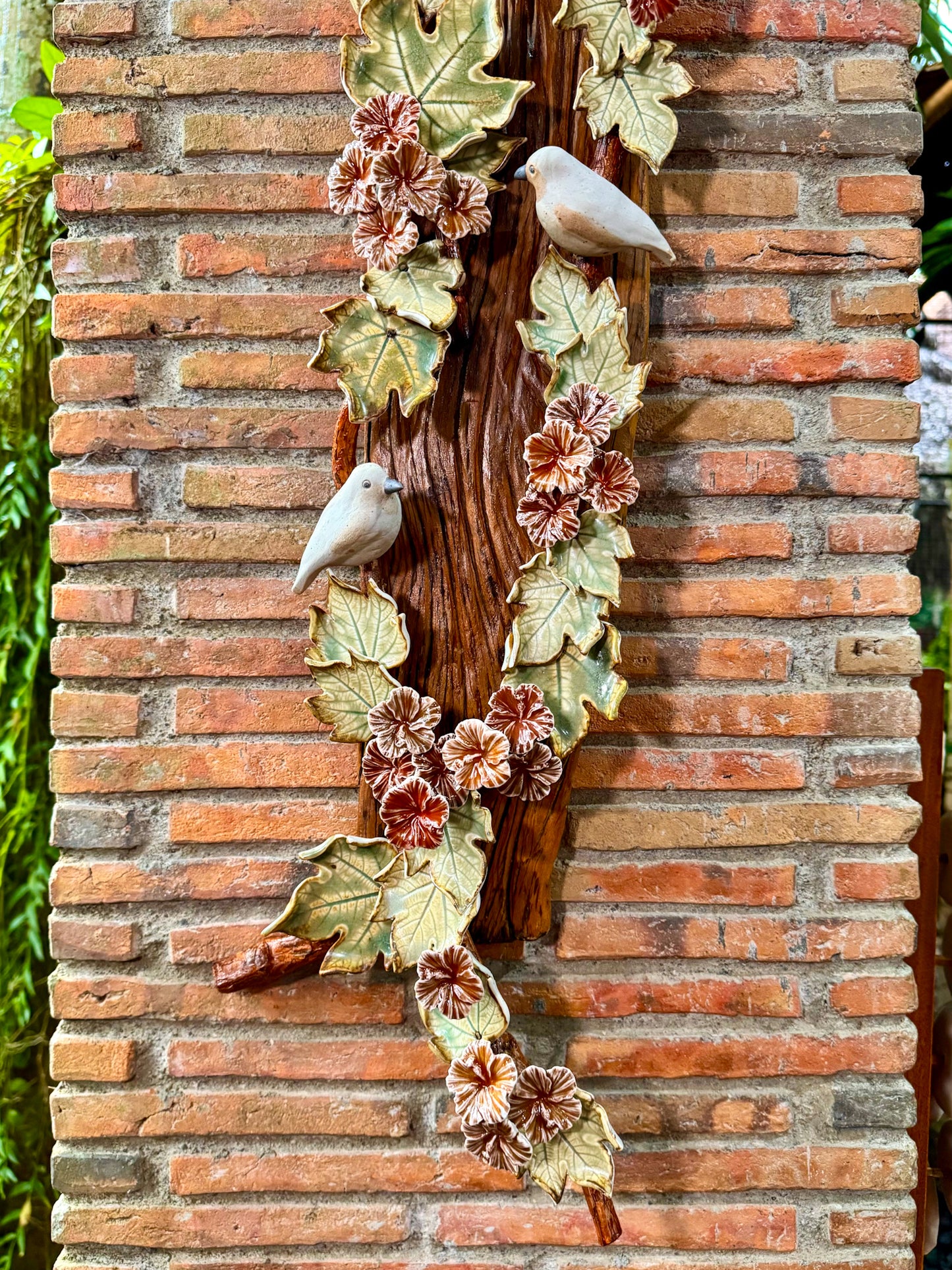 Birds and Gumamela Wall Hang