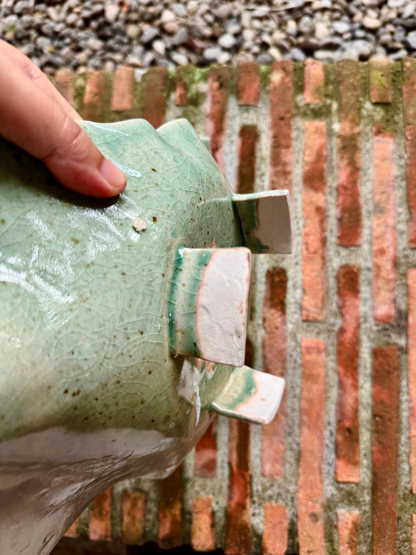 Footed Serving Plate