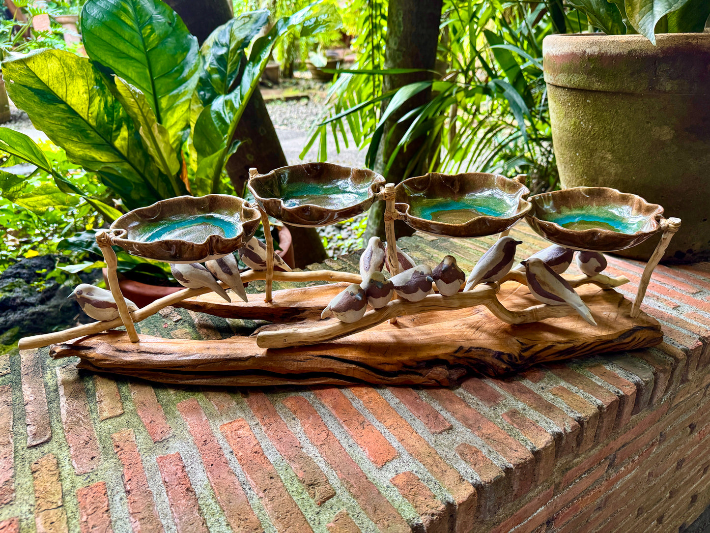 Sungka / Bowl with Birds Tabletop