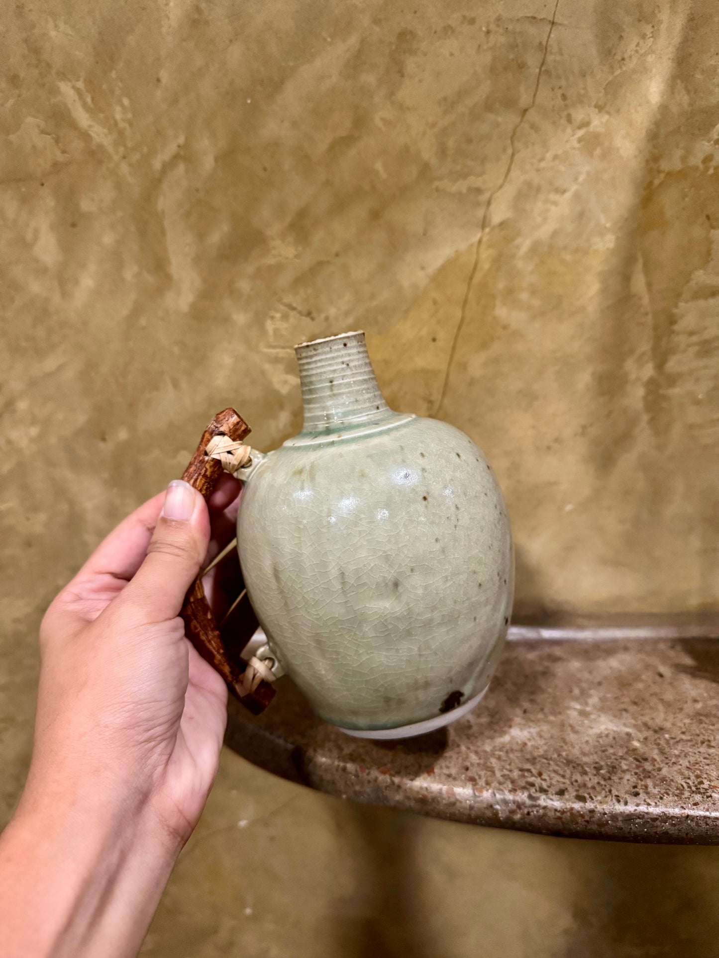 Vase with Root Handle