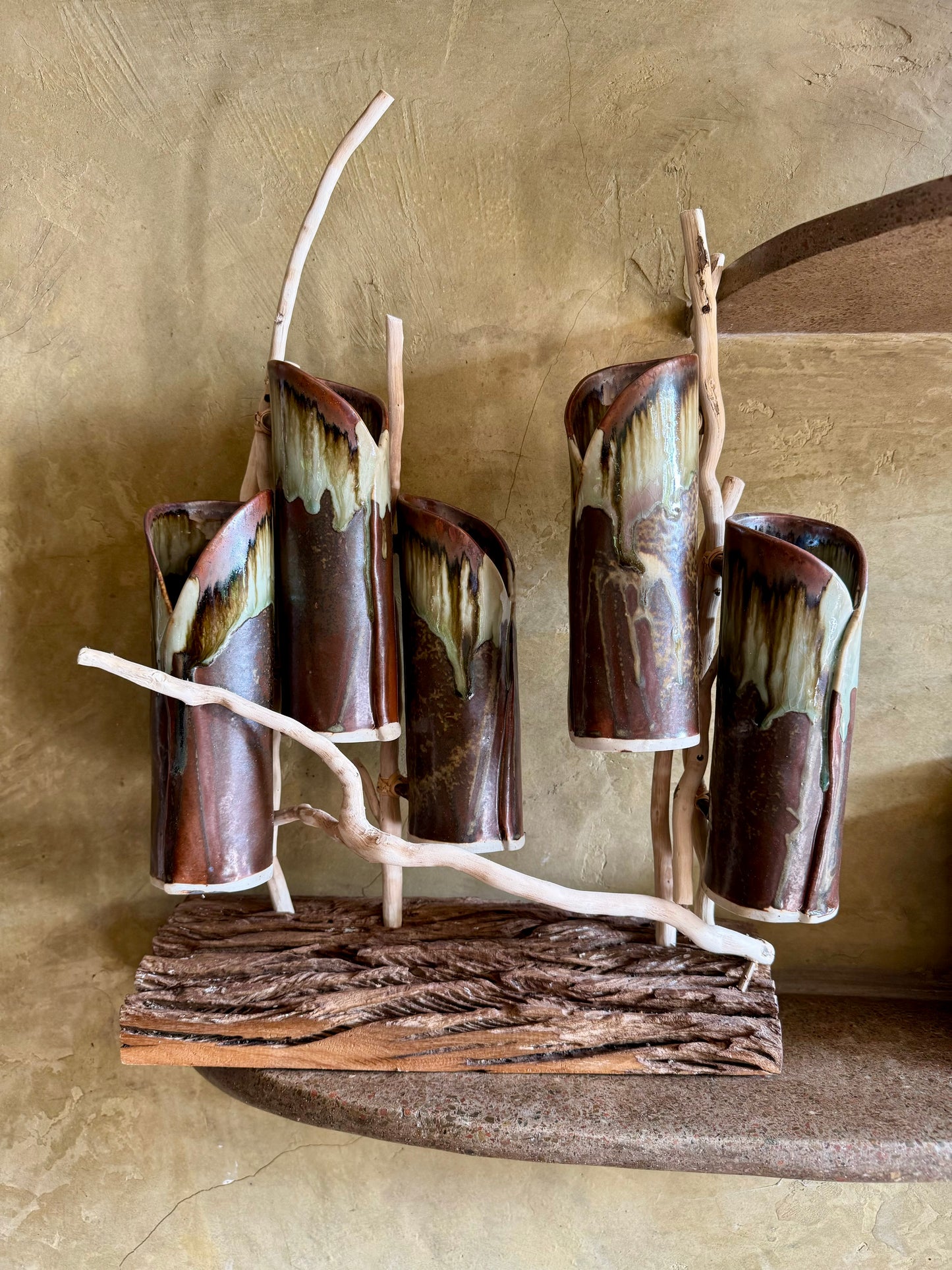 Bamboo Flute Vase Tabletop