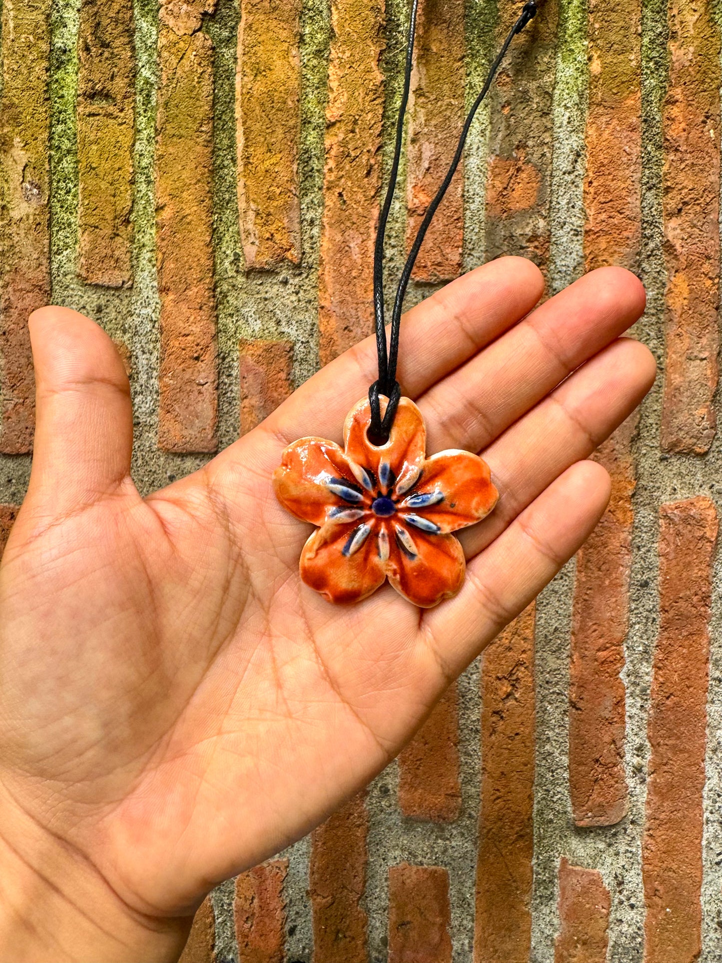 Ceramic Flower Necklace