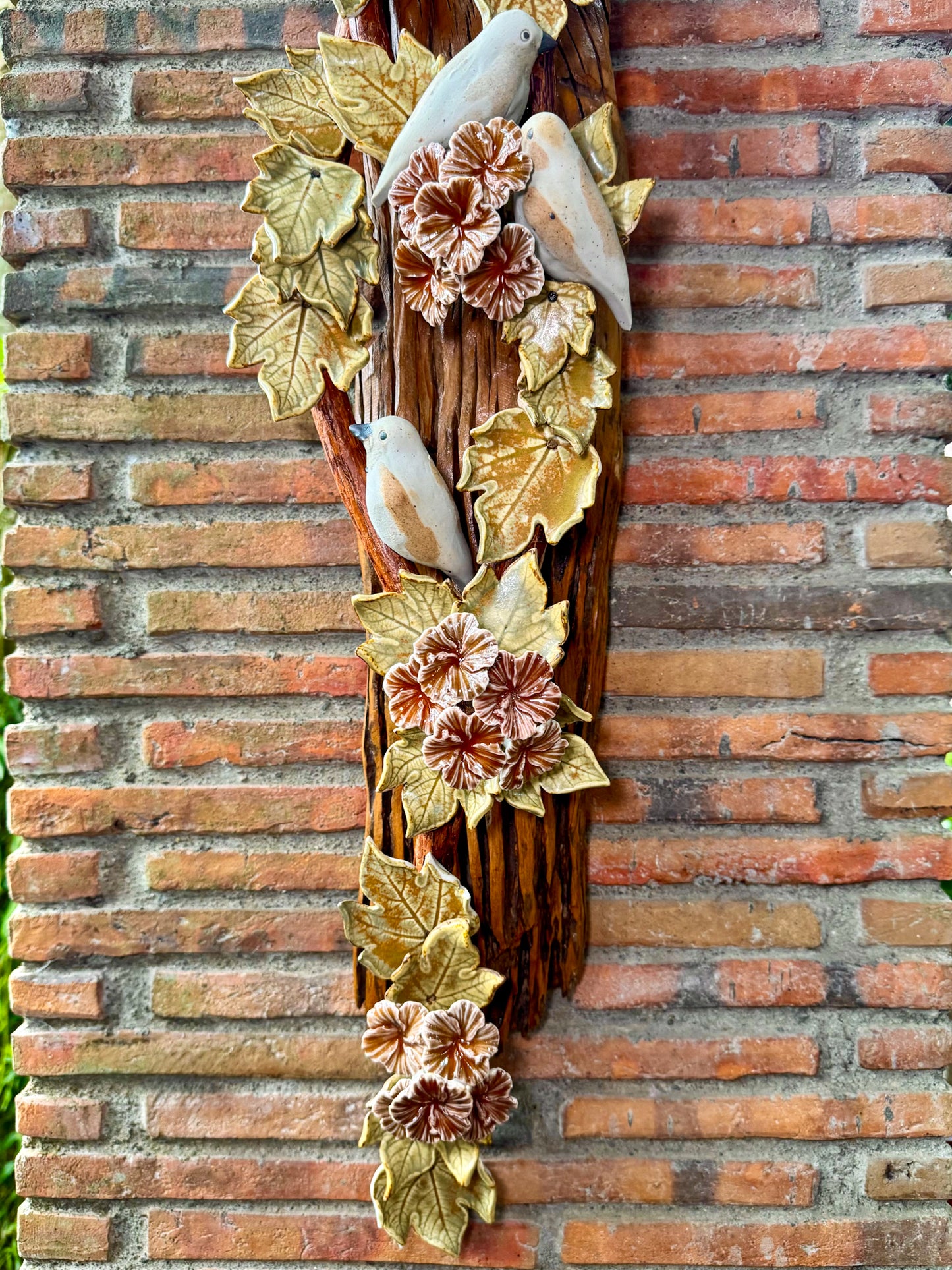 Birds and Gumamela Wall Hang