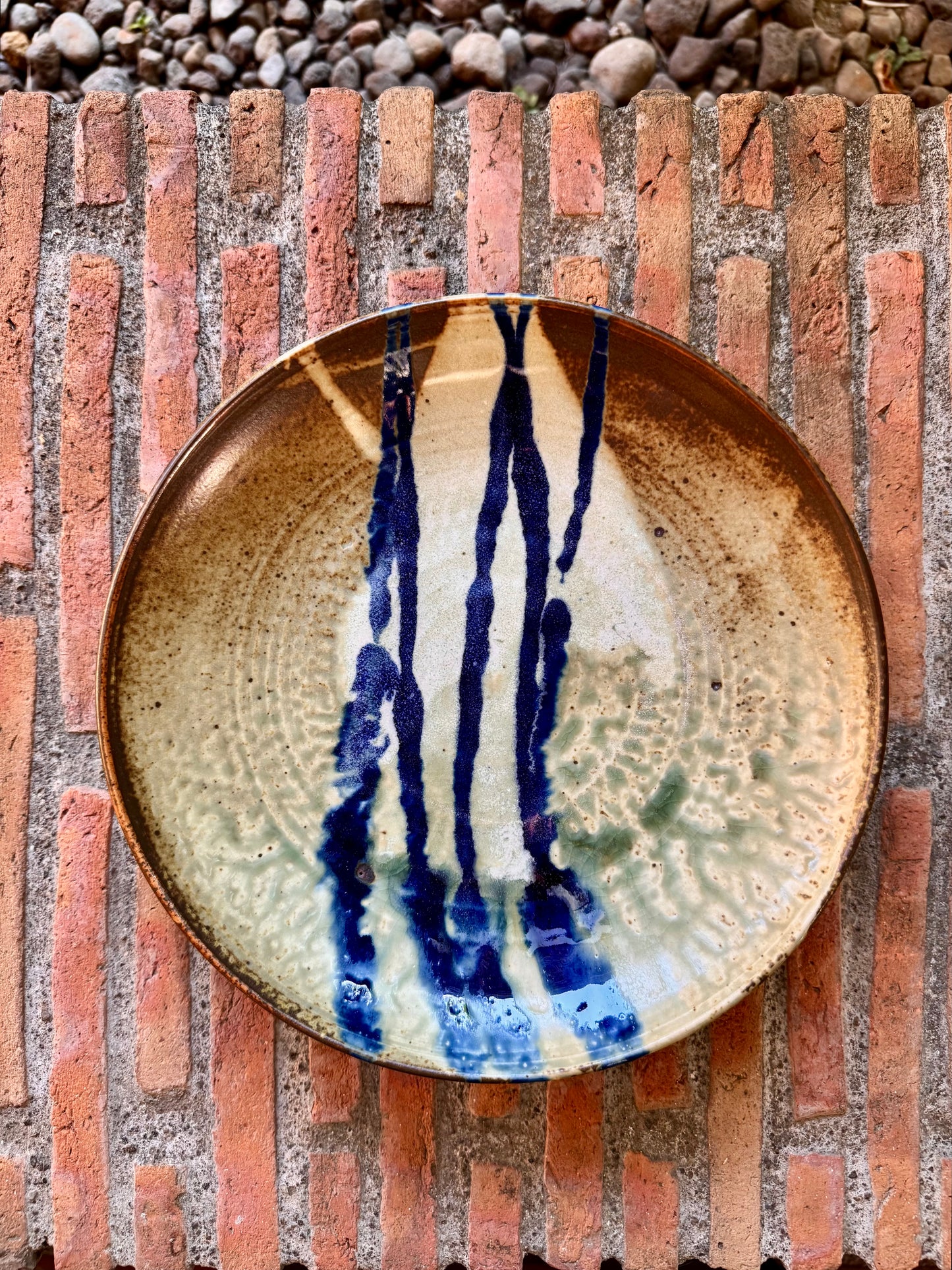 Medium Serving Plate (Wheel Thrown)