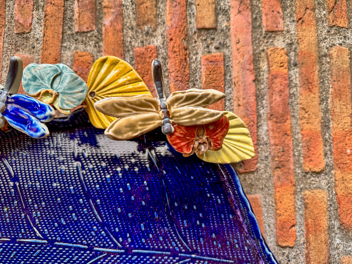 Dragonflies & Anahaw Plate