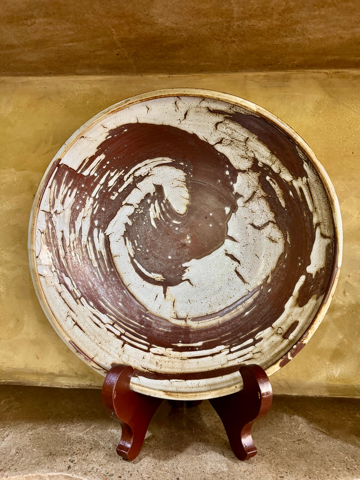 Large Serving Plate (Wheel Thrown)