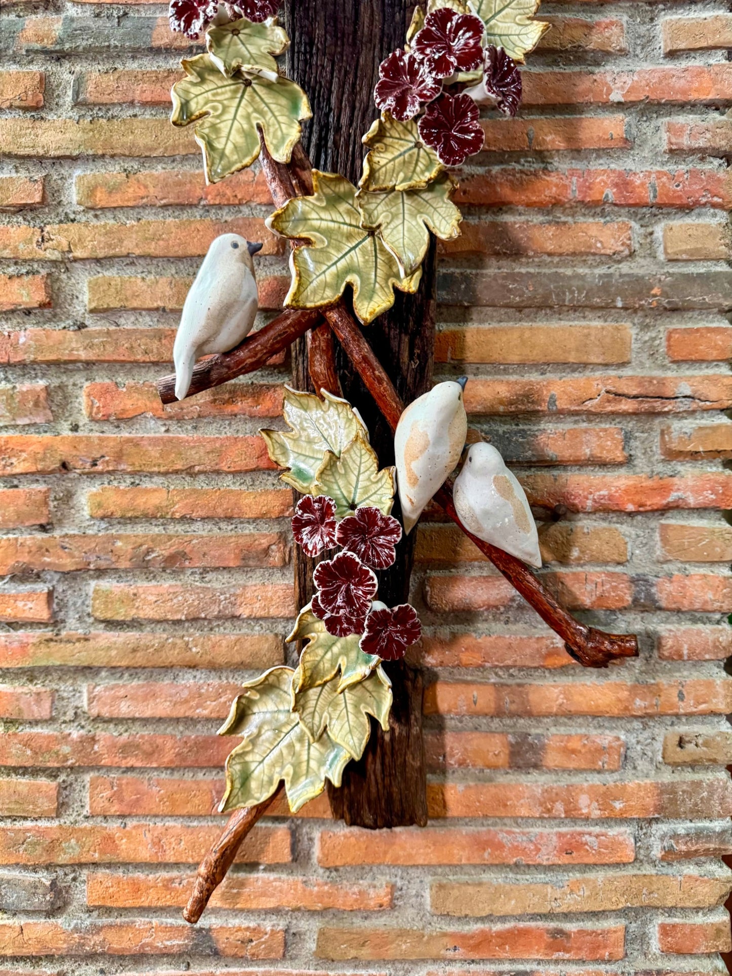 Birds and Gumamela Wall Hang