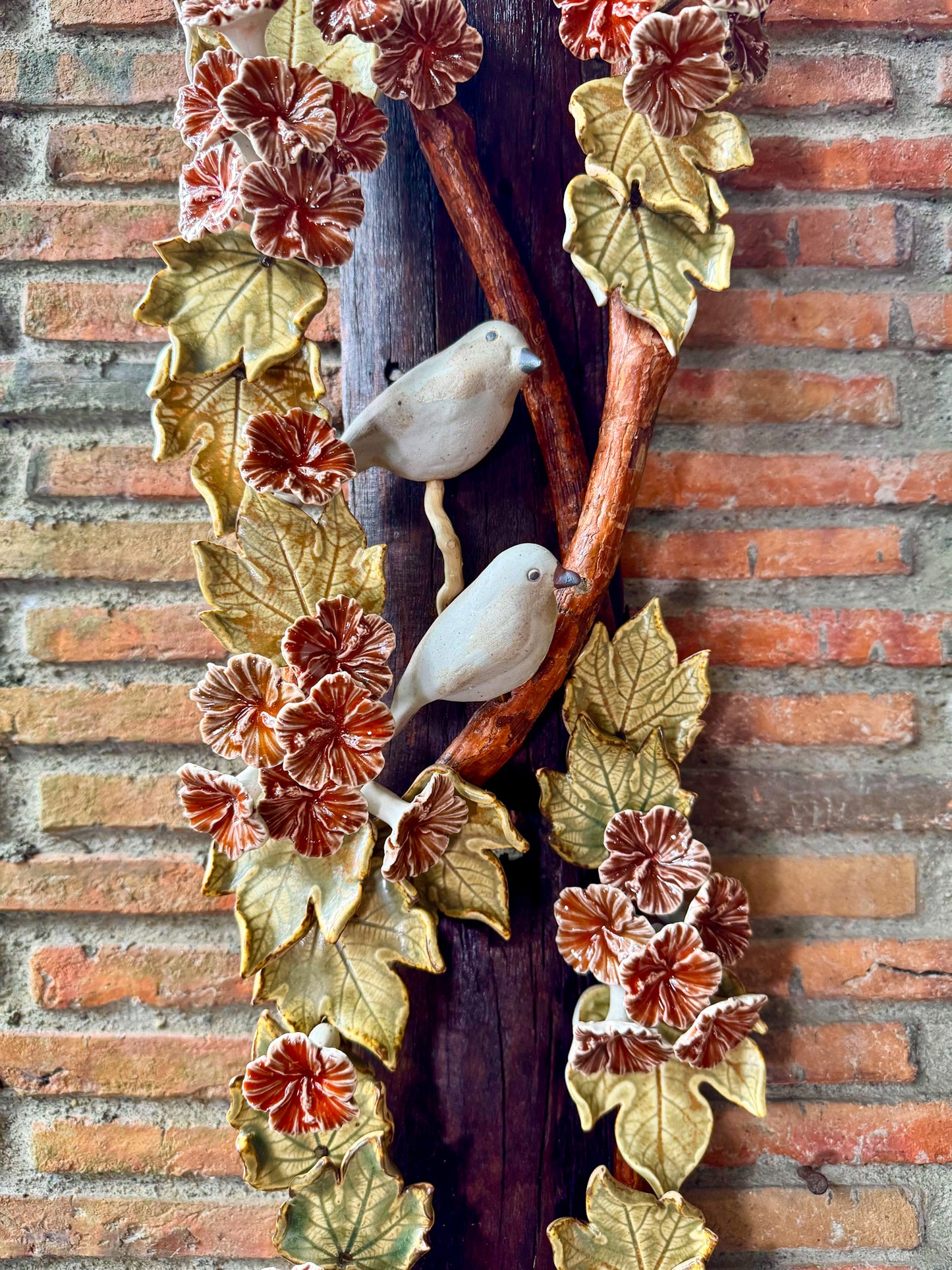 Birds and Gumamela Wall Hang