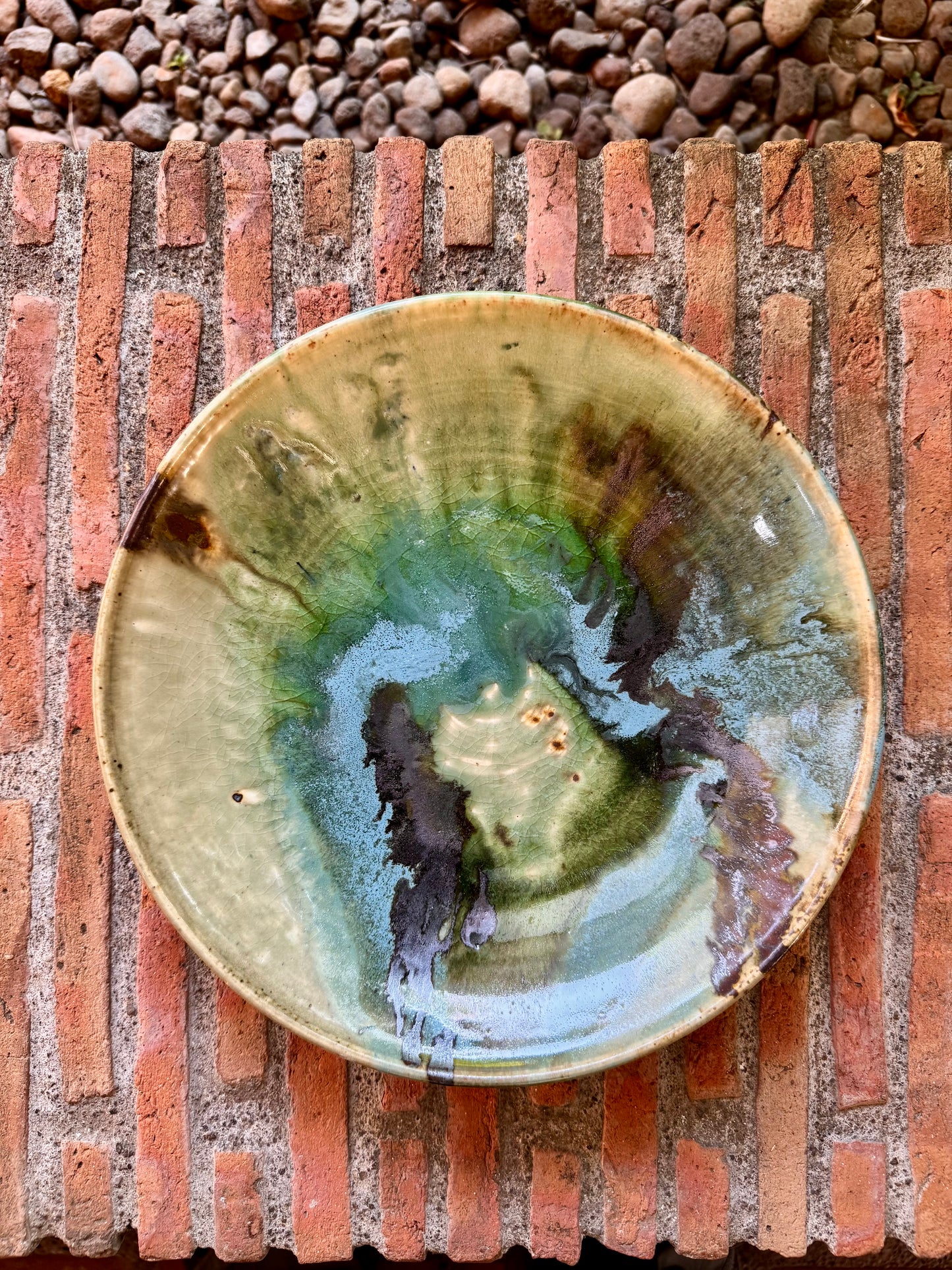 Medium Serving Plate (Wheel Thrown)