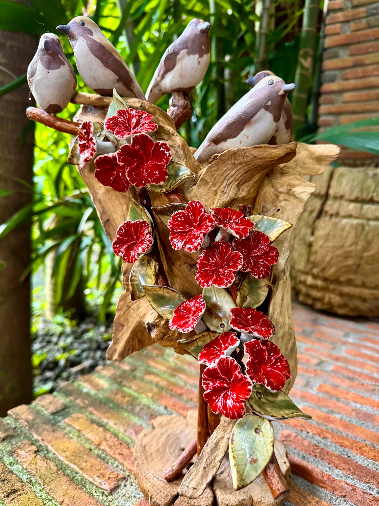 Birds and Gumamela Tabletop