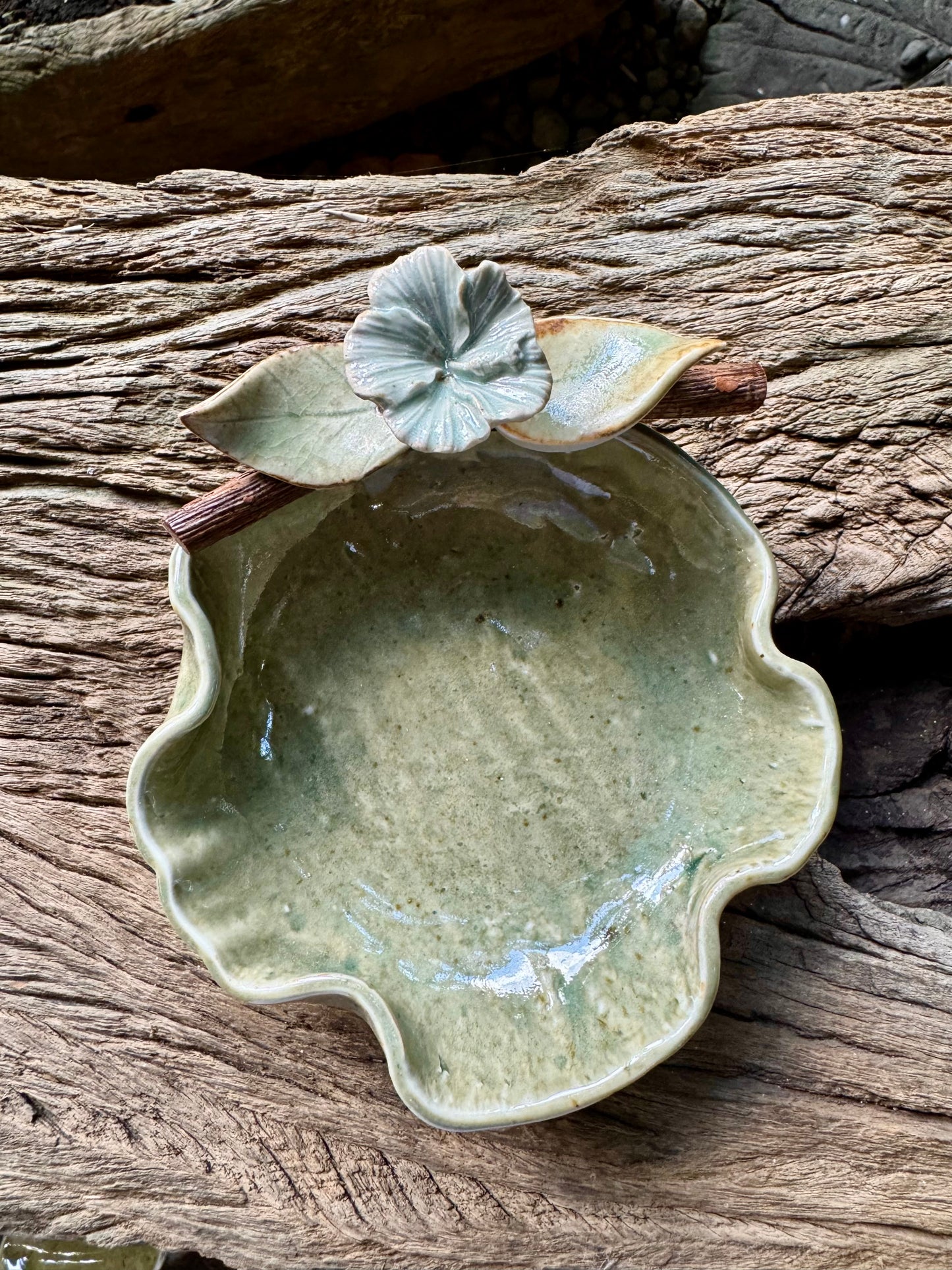 Coaster with Gumamela Flower