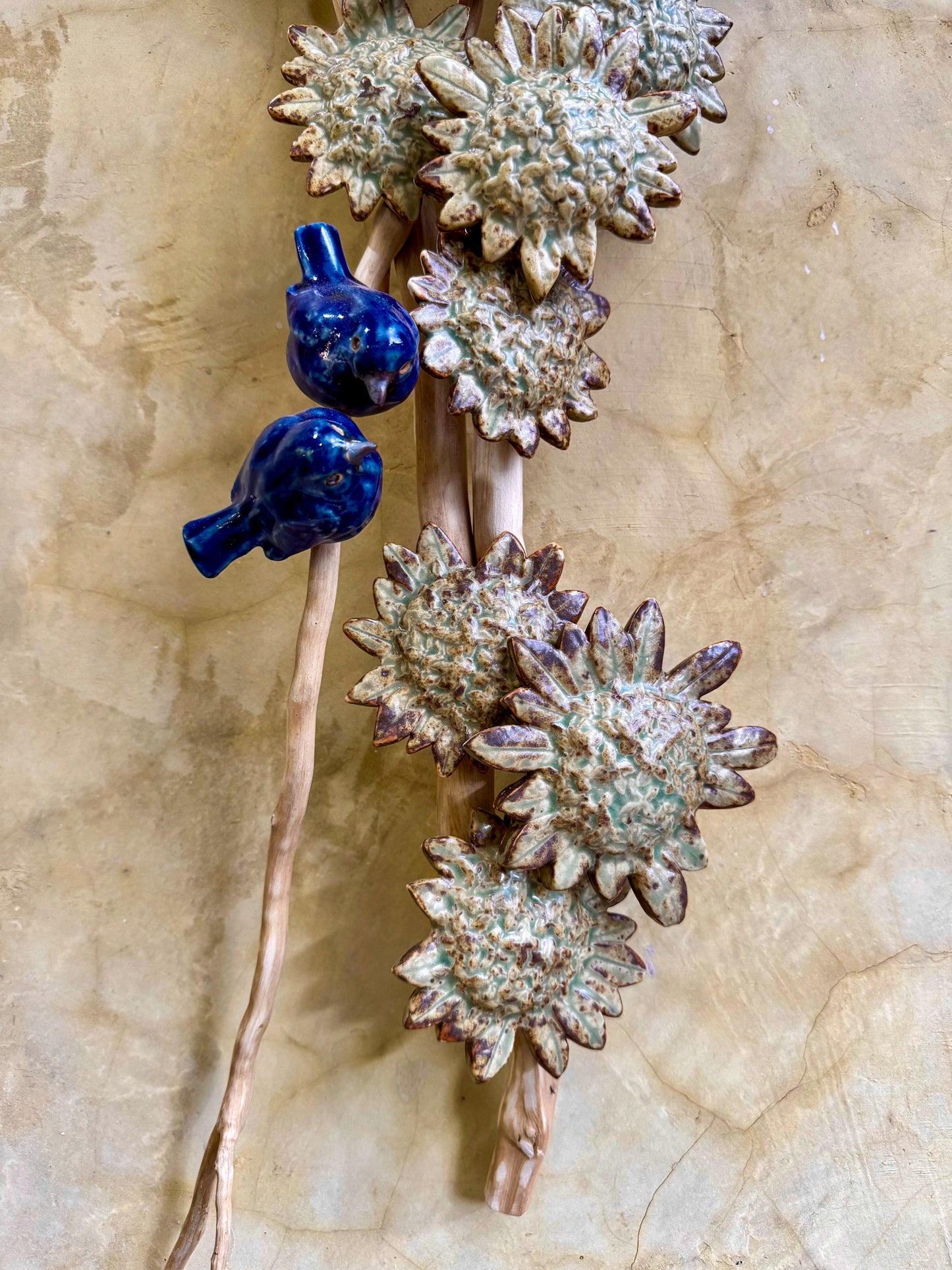 Santan w/ Birds Wall Hang