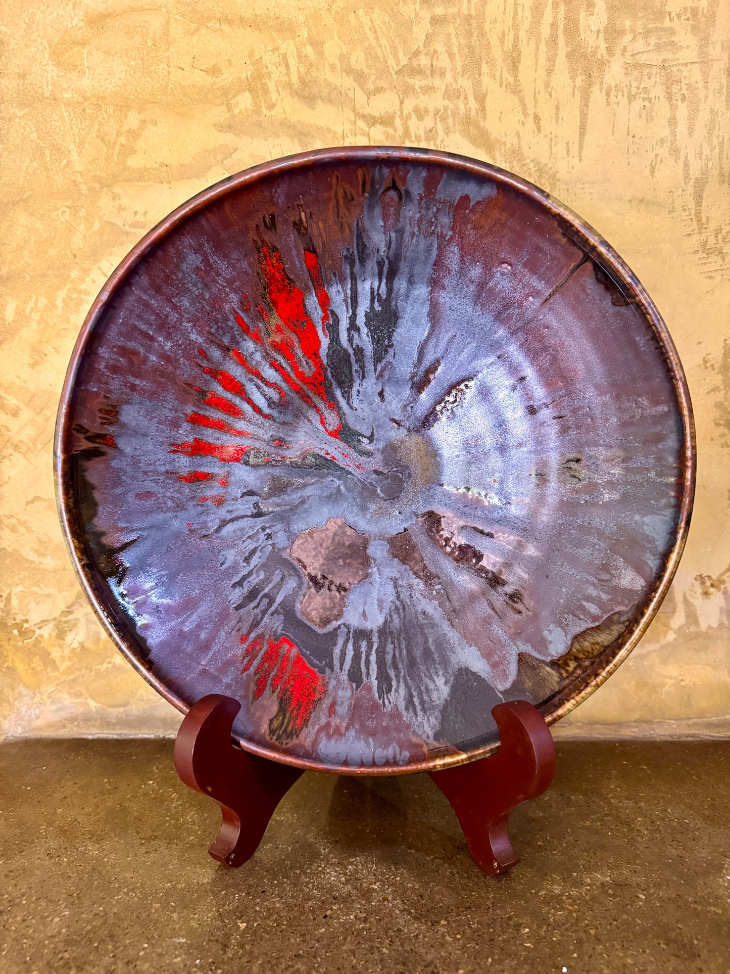 Large Serving Plate (Wheel Thrown)