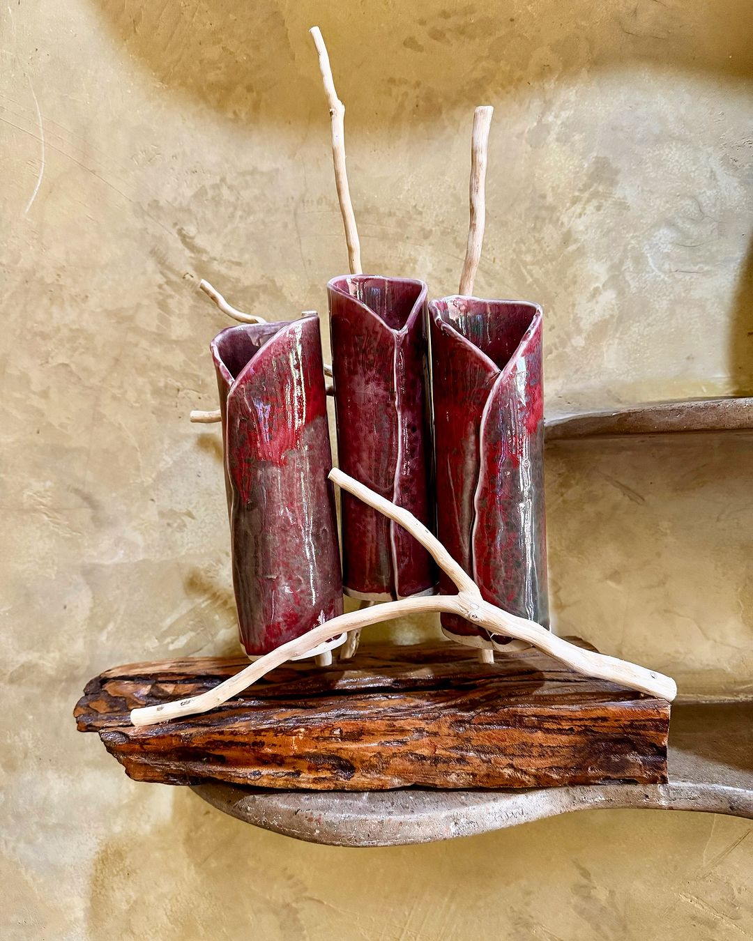 Bamboo Flute Vase Tabletop