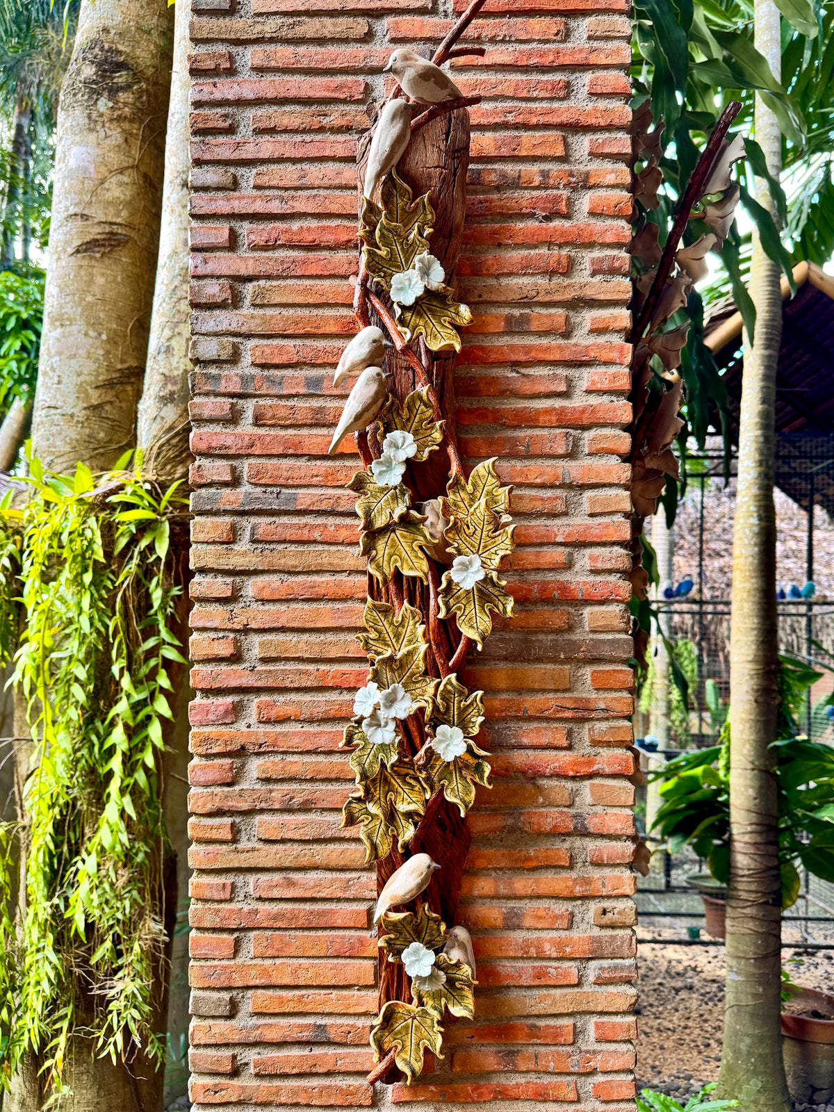 Birds and Gumamela Wall Hang