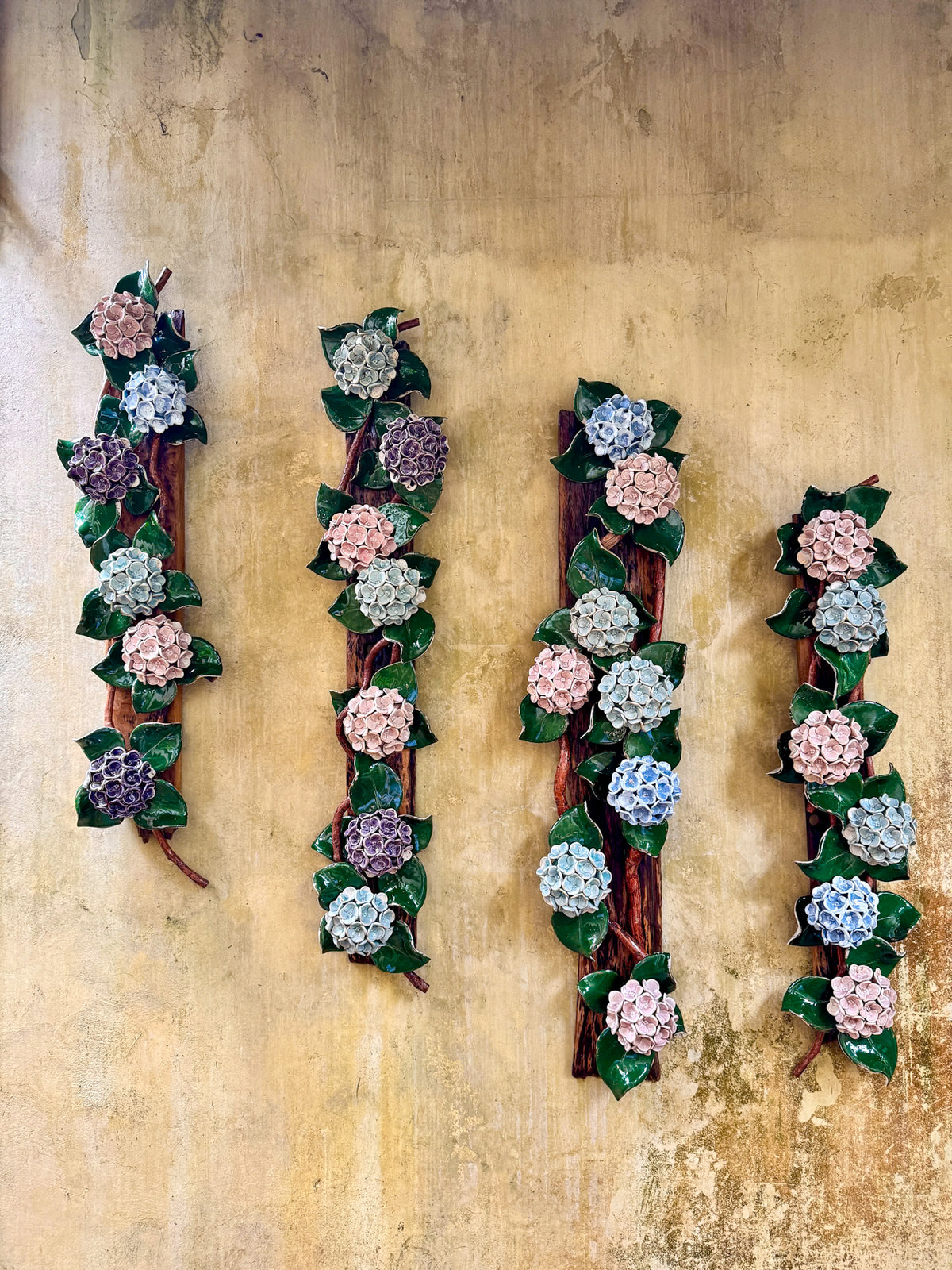 Hydrangea Flower Wall Hang