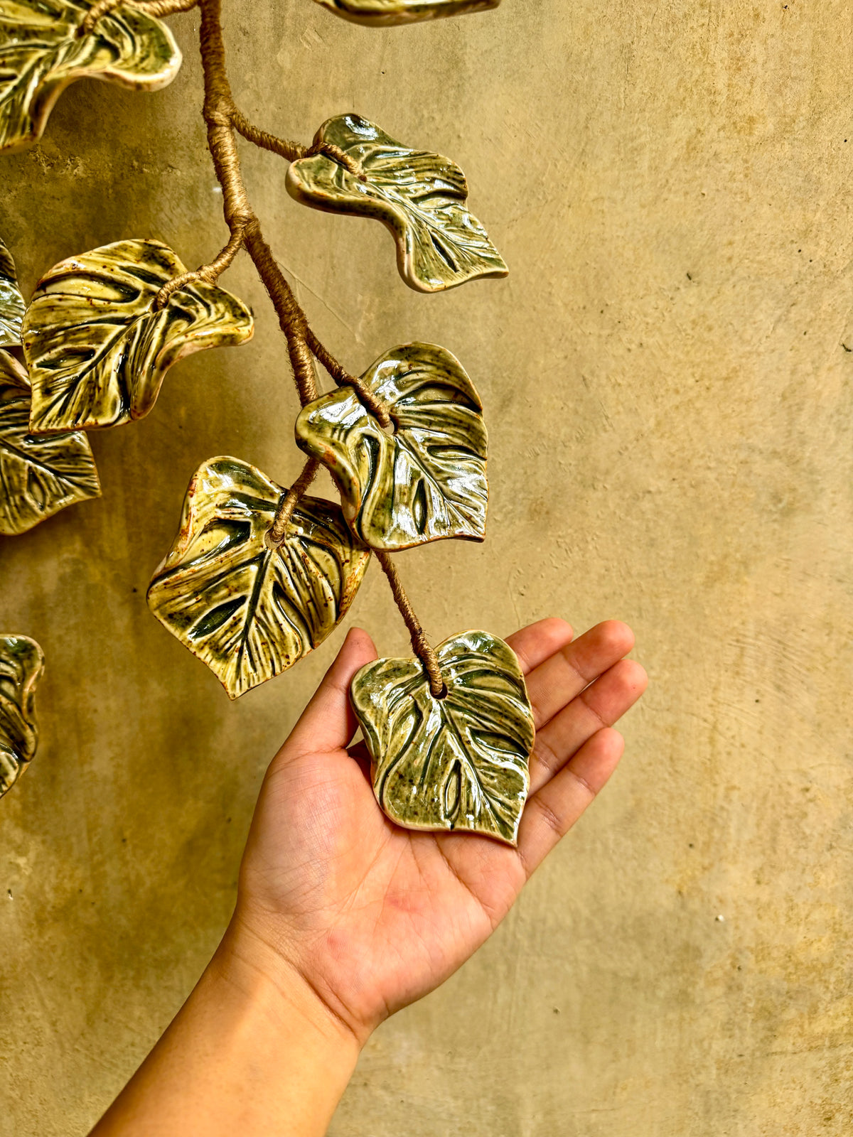 Monstera Garland Wall Hang