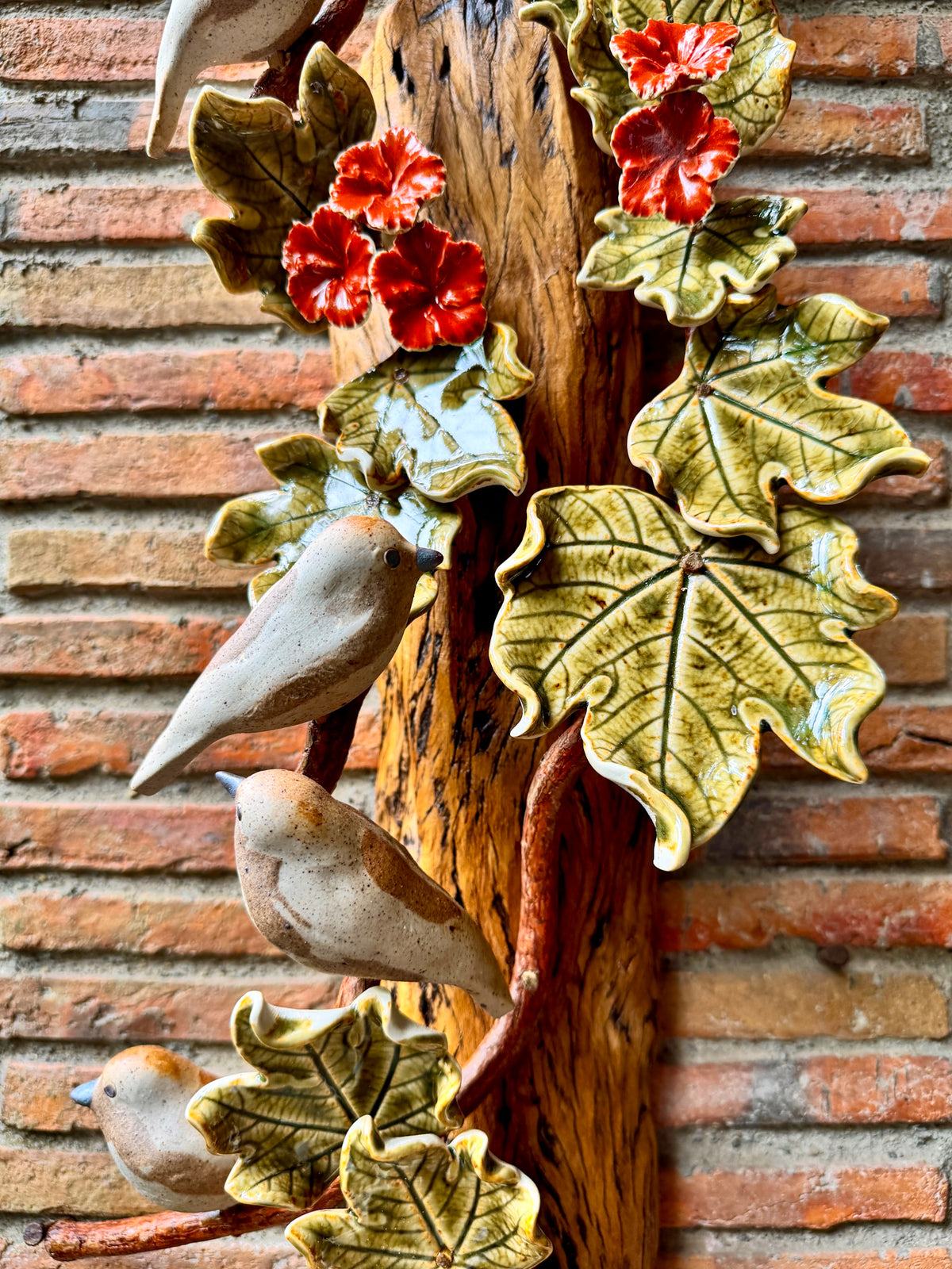 Birds and Gumamela Wall Hang