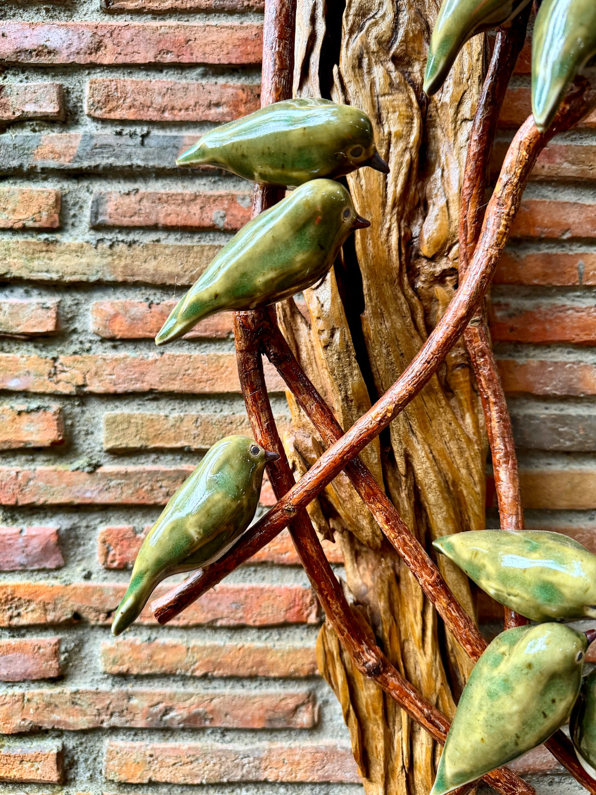 Birds on Vines Wall Hang