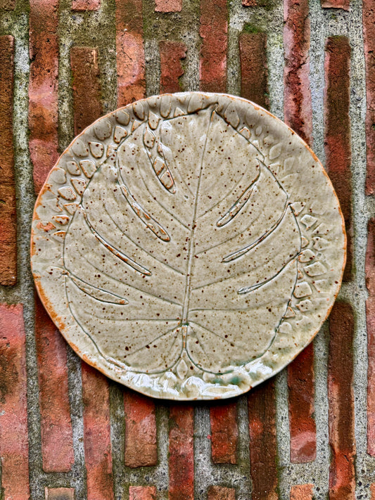 Monstera Plate Small