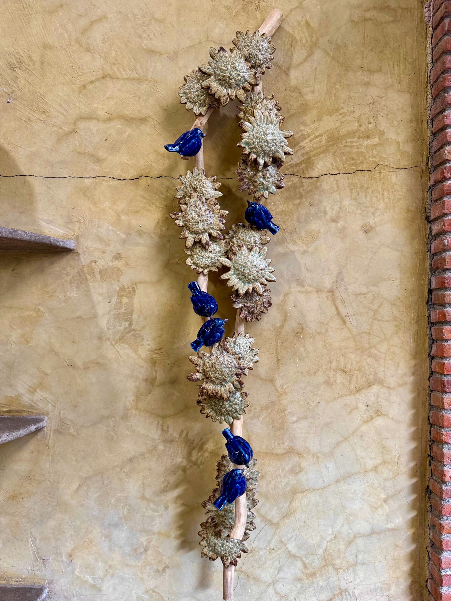 Santan w/ Birds Wall Hang