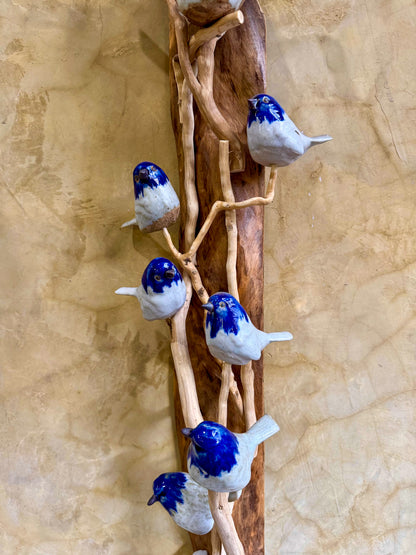 Birds on Vines Wall Hang