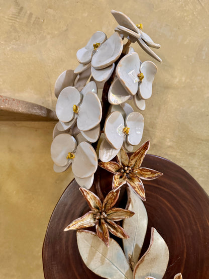 Phalaenopsis & Stargazer Ikebana Tabletop