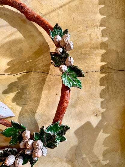 Wreath with Birds Wall Hang