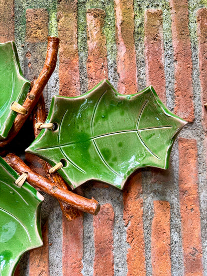 Leaf Plates with Vines