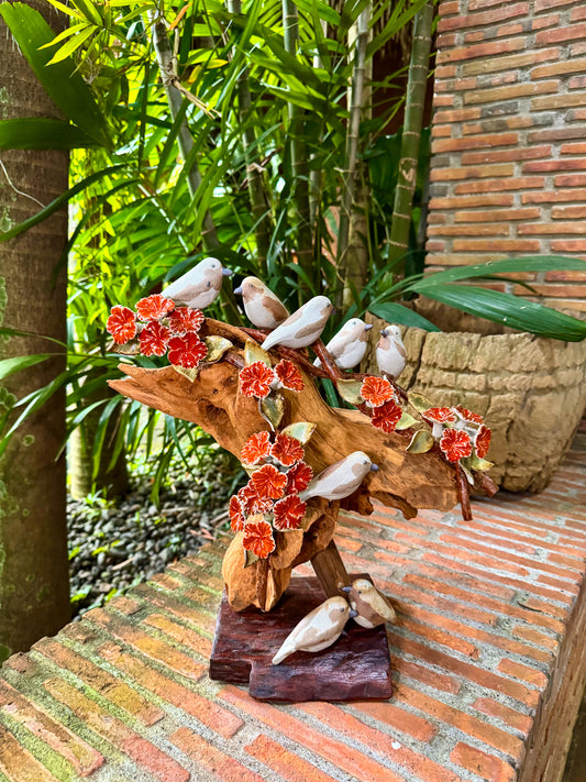 Birds and Gumamela Tabletop