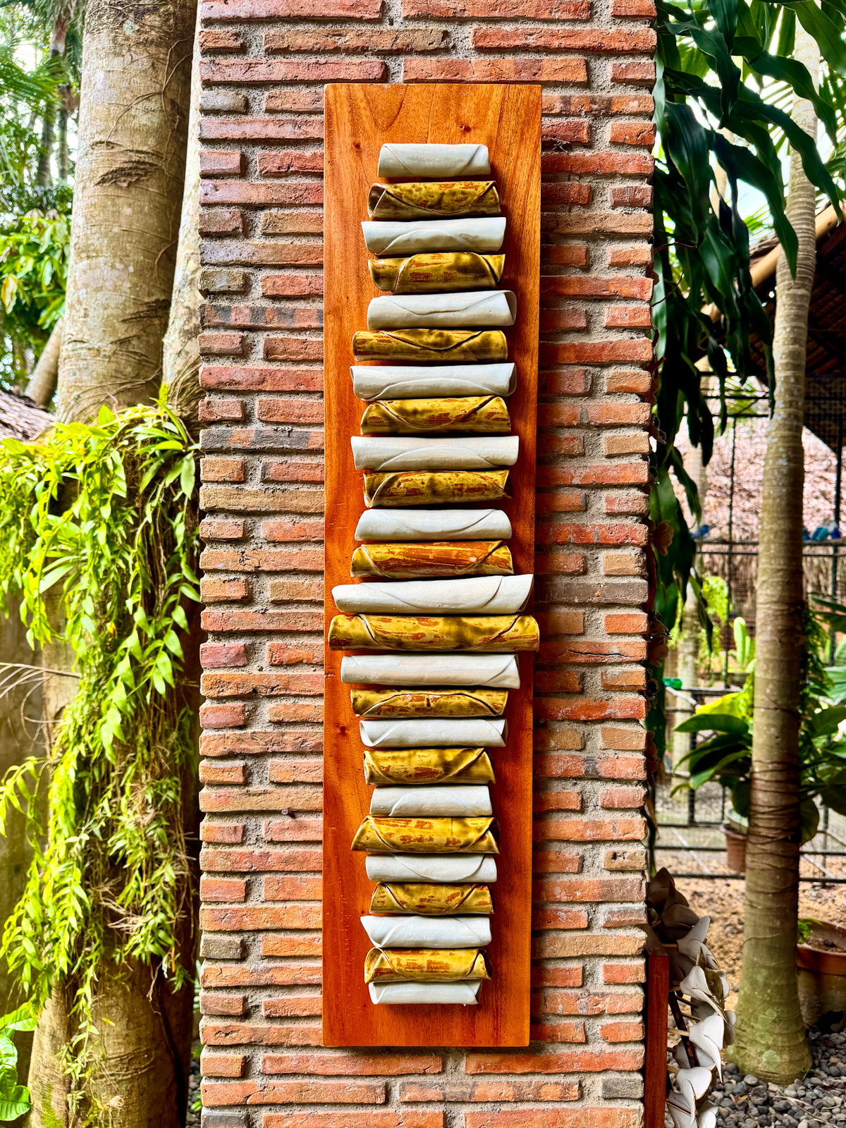 Abstract Ceramic Wall Hang