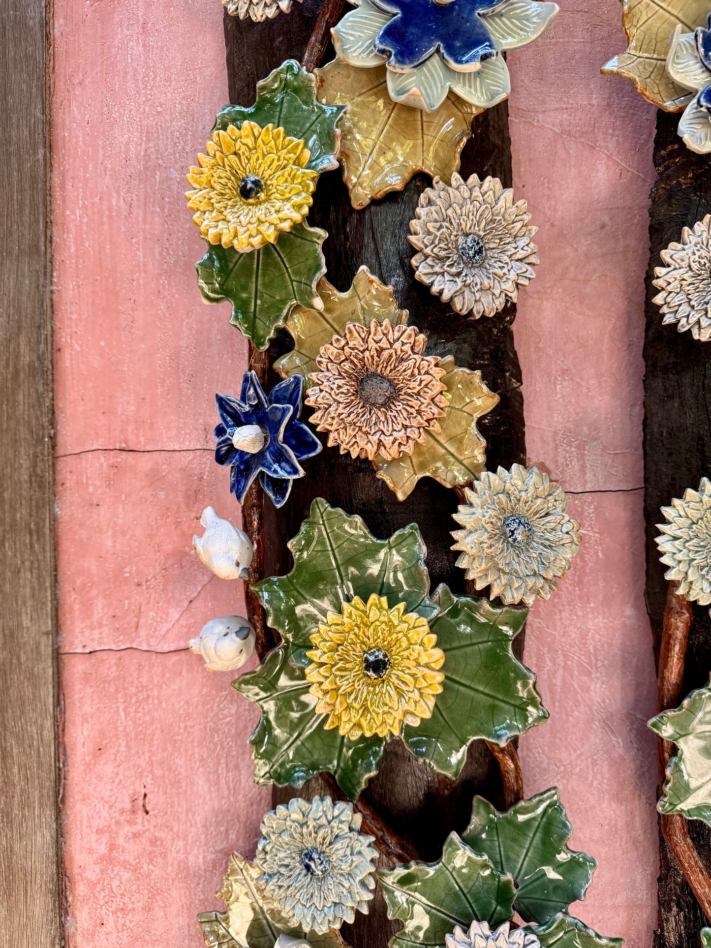 Flower & Birds Wall Hang
