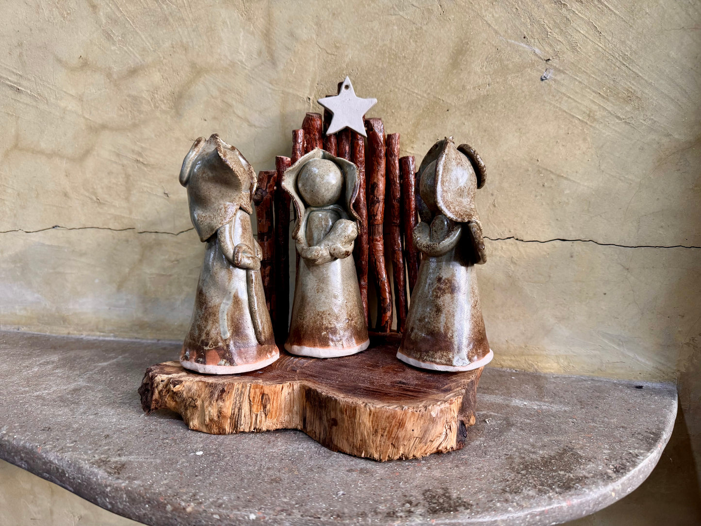 Nativity Tabletop (Mary, Jesus, Joseph, & Angel)