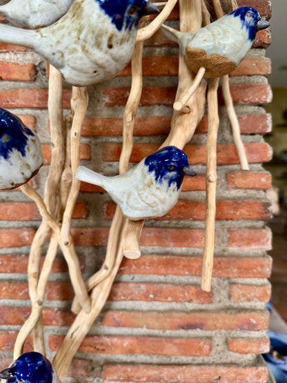 Birds on Vines Wall Hang