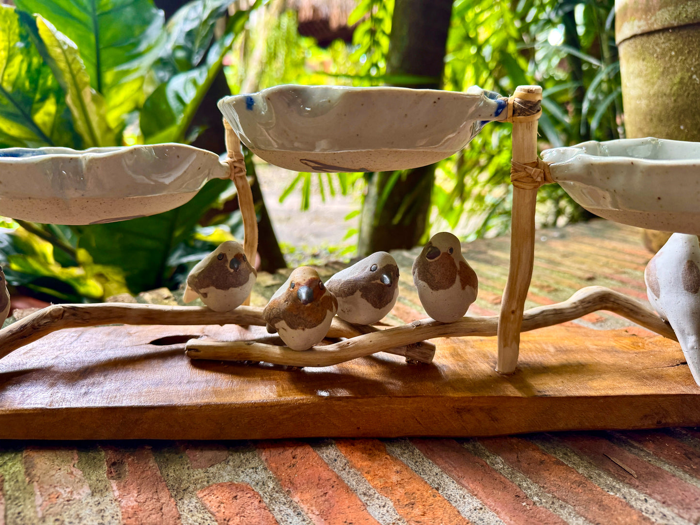 Sungka / Bowl with Birds Tabletop
