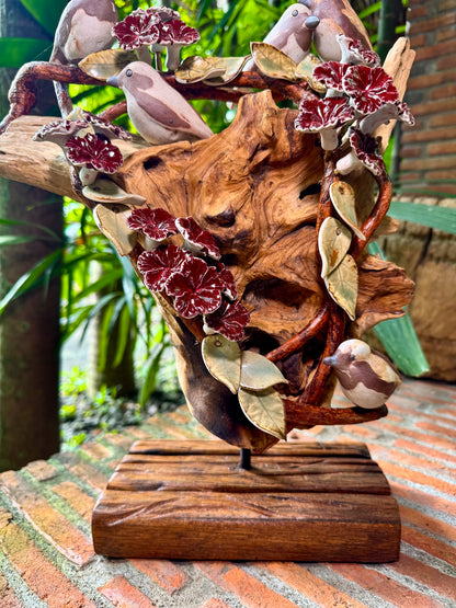 Birds and Gumamela Tabletop