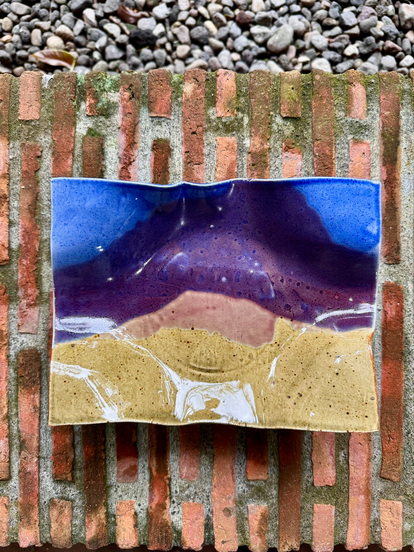 Footed Serving Plate