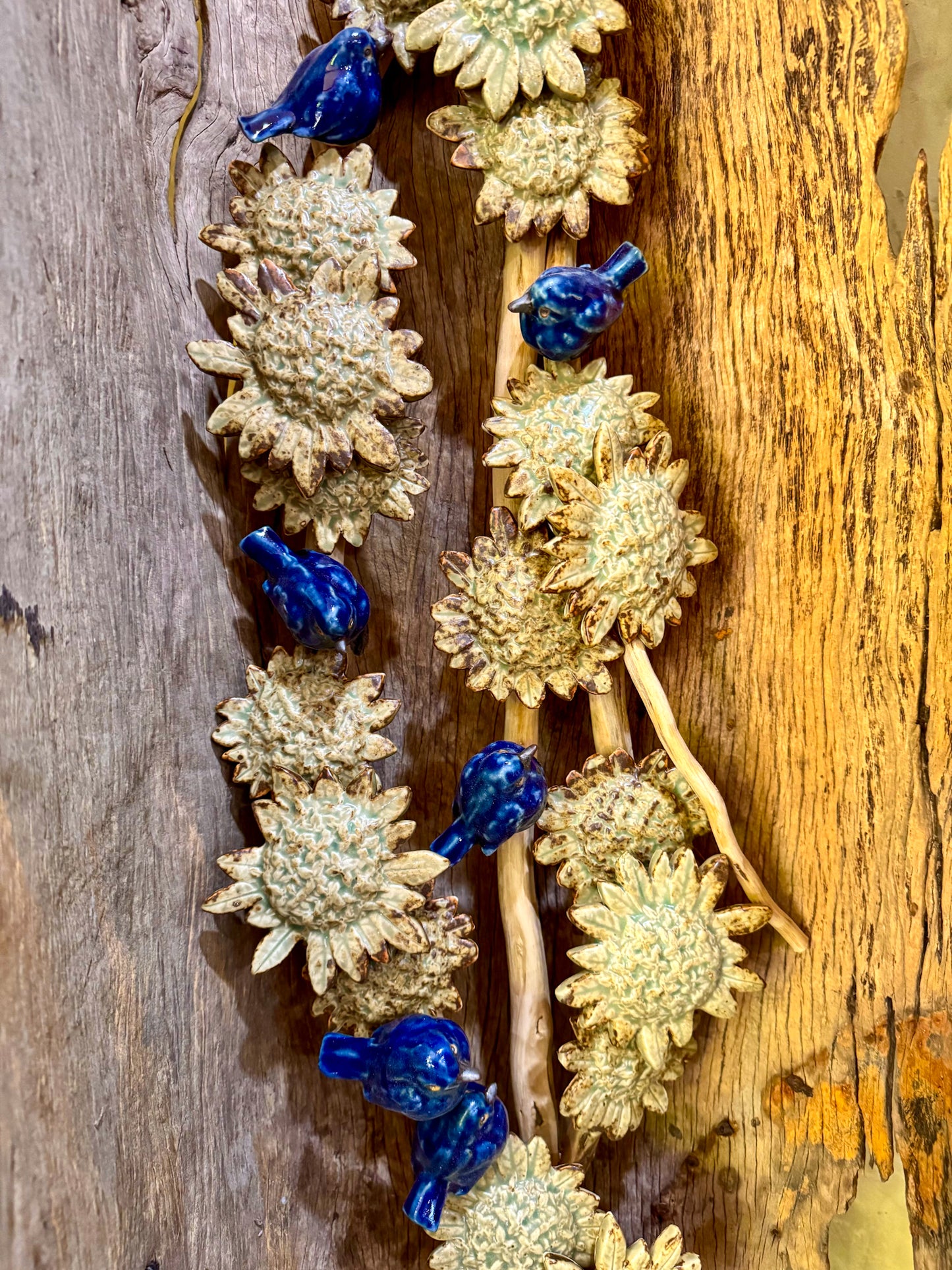 Santan w/ Birds Wall Hang