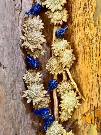 Santan w/ Birds Wall Hang