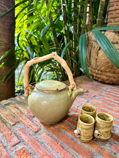 Teapot with Root Handle