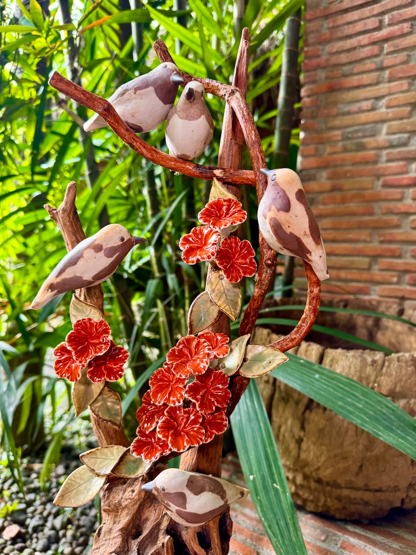 Birds and Gumamela Tabletop