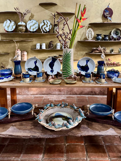 Large Serving Plate (Wheel Thrown)