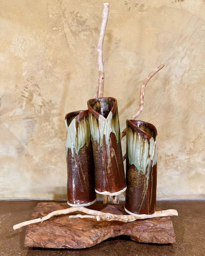 Bamboo Flute Vase Tabletop