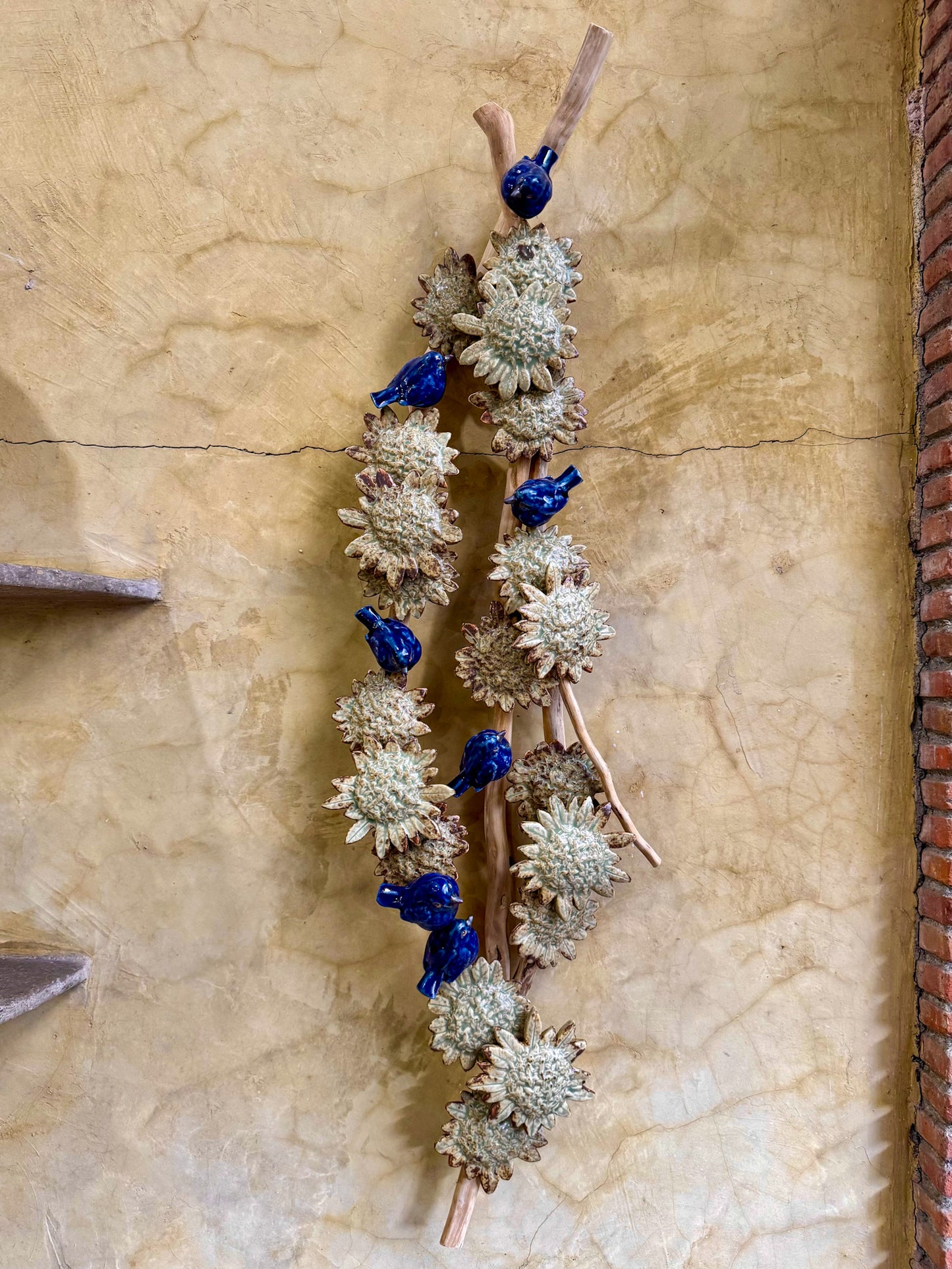 Santan w/ Birds Wall Hang