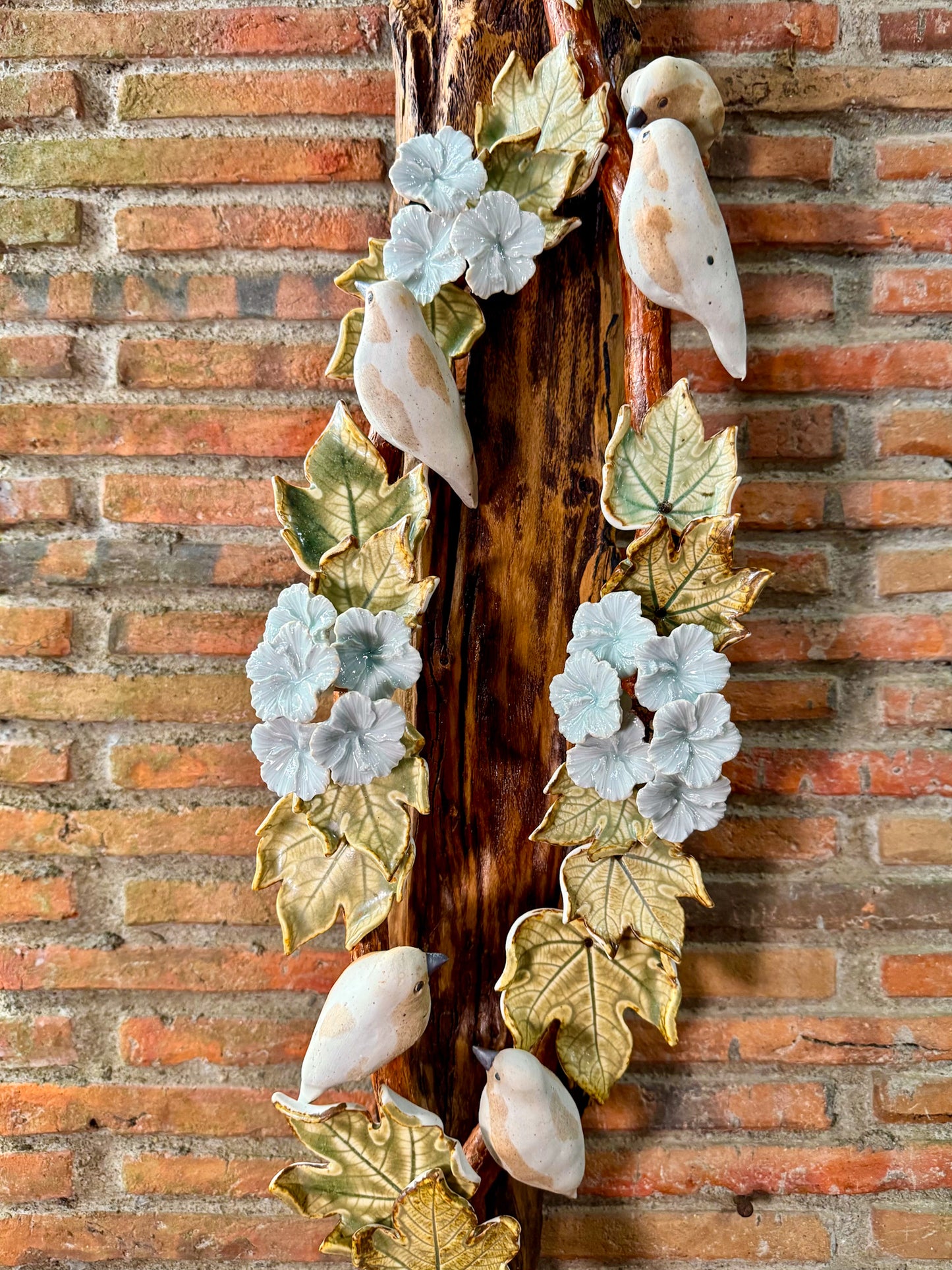 Birds and Gumamela Wall Hang