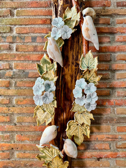 Birds and Gumamela Wall Hang