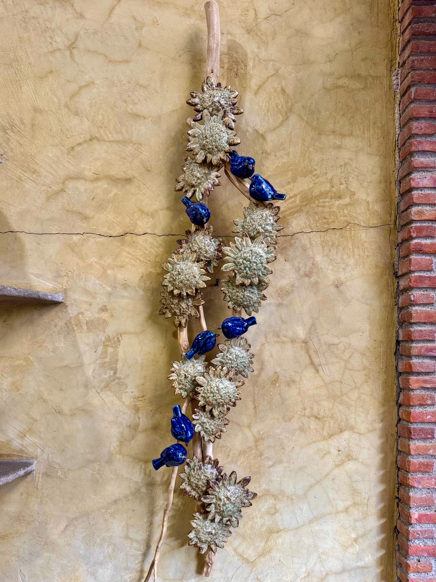 Santan w/ Birds Wall Hang