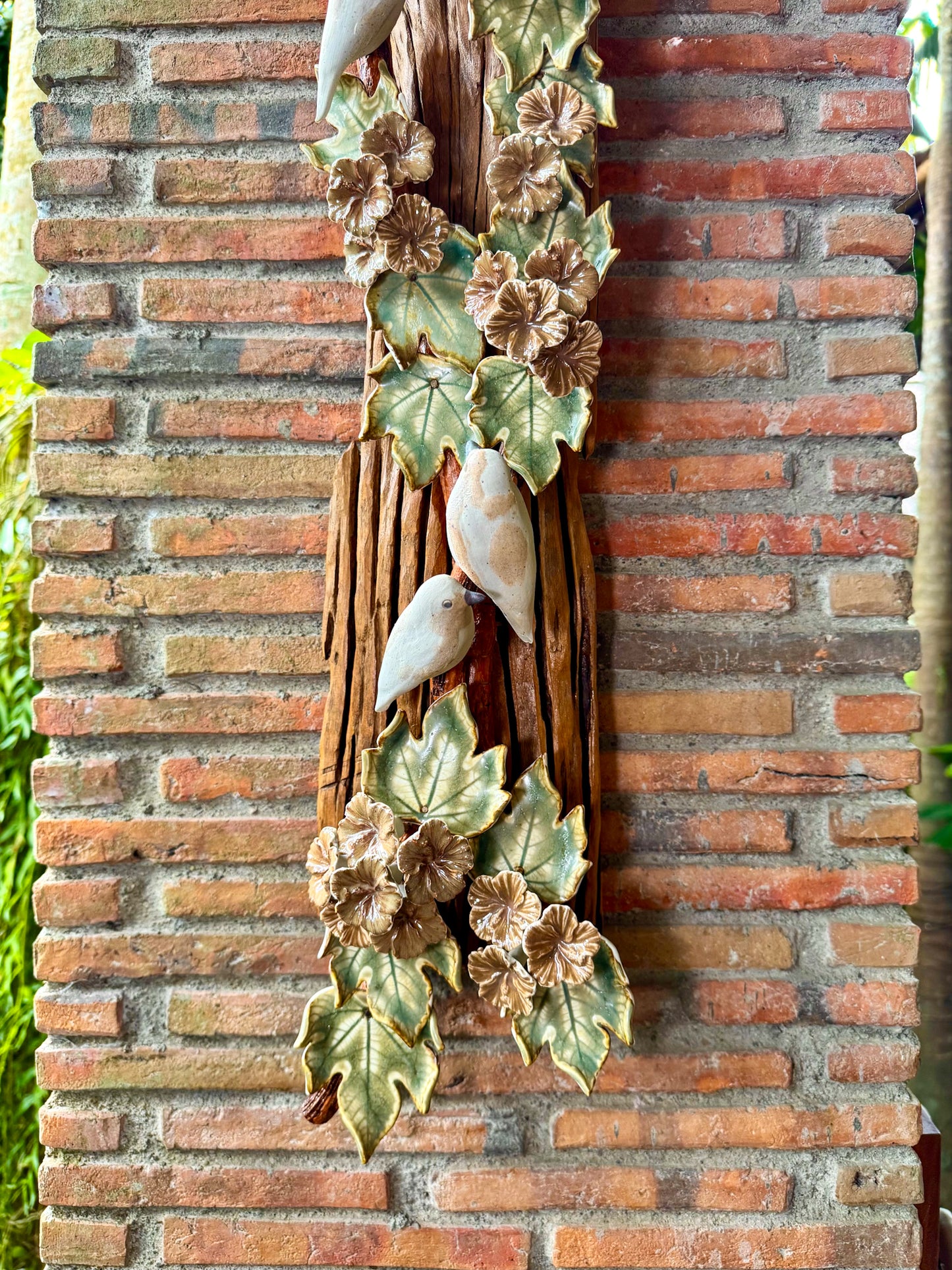 Birds and Gumamela Wall Hang