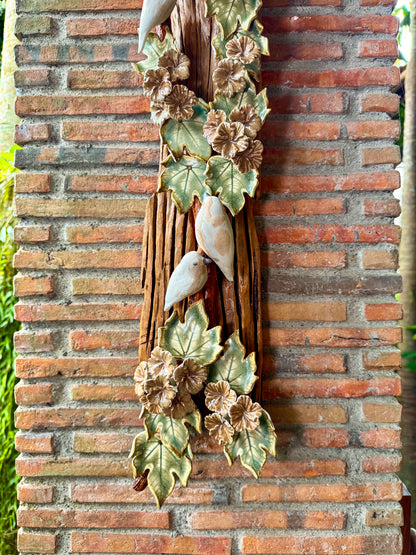 Birds and Gumamela Wall Hang