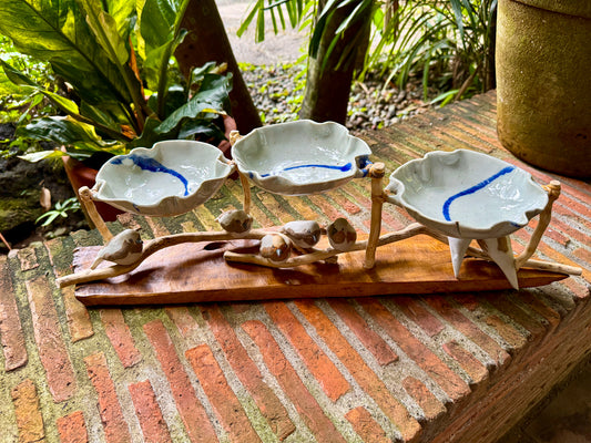 Sungka / Bowl with Birds Tabletop